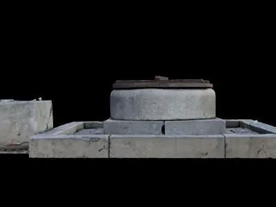 Korean style well 3D model