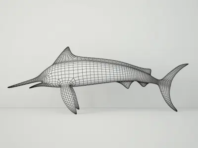 Brass Marlin 3D model