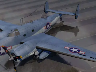 Lockheed PV-1 Ventura 3D model
