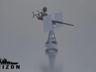 USS Pensacola CA 24 with 4 LODs and Hitbox Free low-poly 3D model