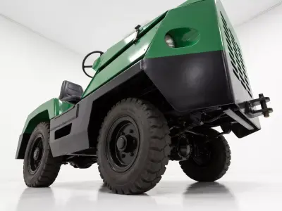 Clark CT50 Industrial Towing Tractor Low-poly 3D model