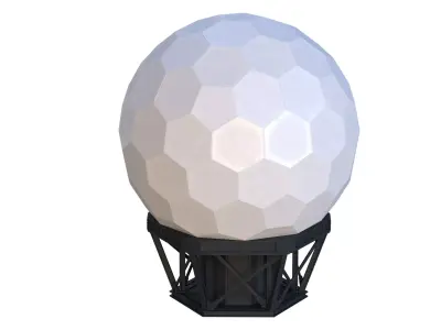 Radar Unit 3D model