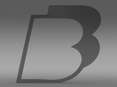 BB logo 3D model