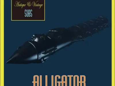 Alligator submarine 3D model
