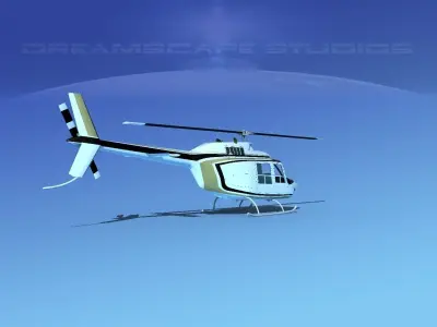 Bell 206 JetRanger V16 3D model