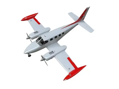 Cessna airplane 3D model