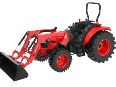 Tractor 3D model 5