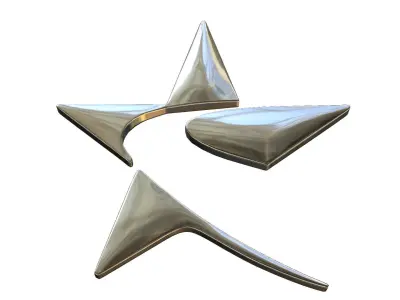autostar logo 3D model