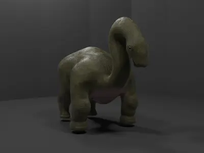 happy dino Free 3D model