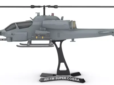 Bell AH-1 SuperCobra 3D print model