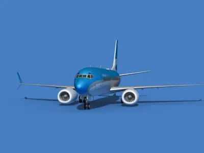 Boeing 737 MAX 7 Aerolineas Argentinas 3D model