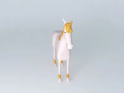 Fairytale unicorn 3D model