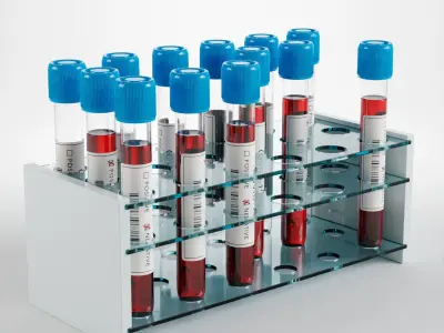Covid-19 Test Tube Rack 3D model