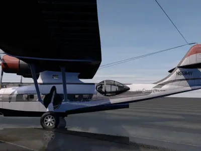 Consolidated PBY-5 Airliner 3D model