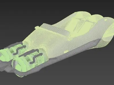 Star Wars Anakin speeder 3D print model