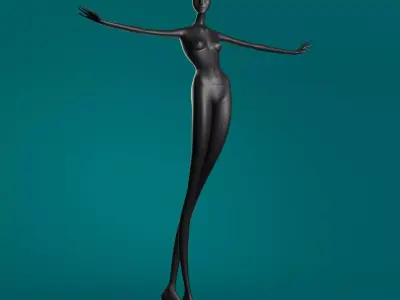 Mannequin 604 coll60 3D model