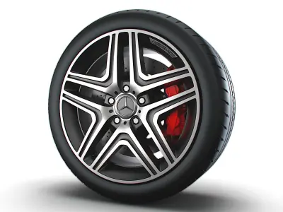 Mercedes Benz AMG G63 wheel 3D model