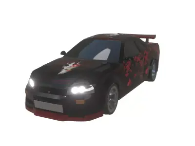 Nissan Skyline GTR Free 3D model