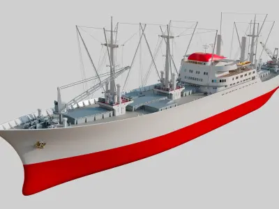 Cap San Diego 3D model