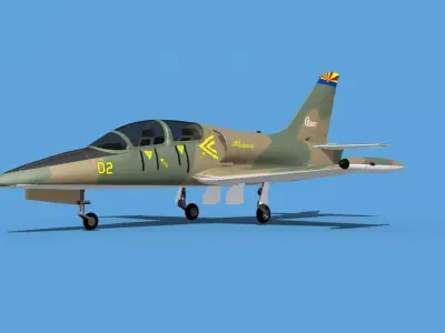 Aero Vodochody L-39C Albatross V08 3D model