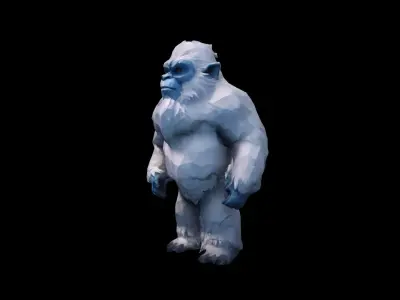  3d Model Yeti Or Abominable Snowman 3D model