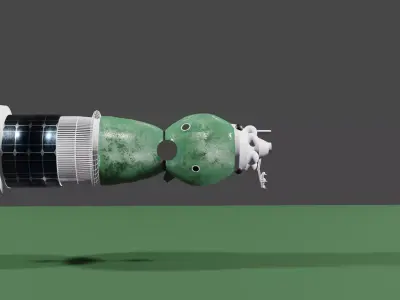 Soyuz 7K-LOK Spacecraft V1 Free 3D model