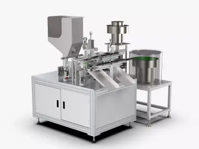 Automatic Toilet Cover Sleeve Button Assembly Machine 3D model