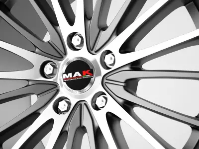 Mak Venti and Zenith Rims 3D model