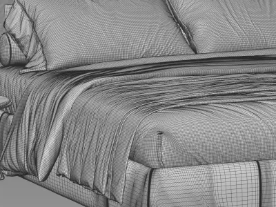 Fenice Bed 3D model
