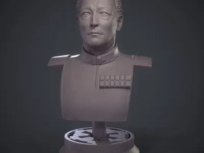 Grand Admiral Thrawn - Bust 3D print model