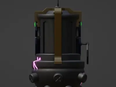 Grenade Jinx from Arcane Lreague of Legends Free low-poly 3D model