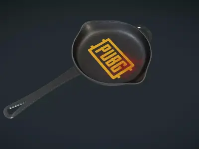 Pubg pan 3D Model Low-poly 3D model