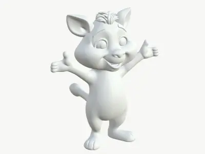 High-Quality Cartoon Lion 3D model
