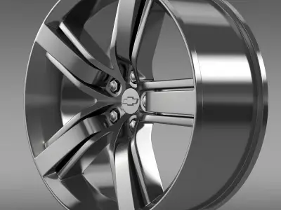 Chevrolet Camaro LS7 2008 rim 3D model