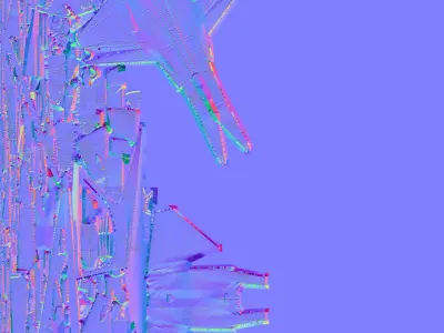 Multirole Fighter Jet Toy Low-poly 3D model