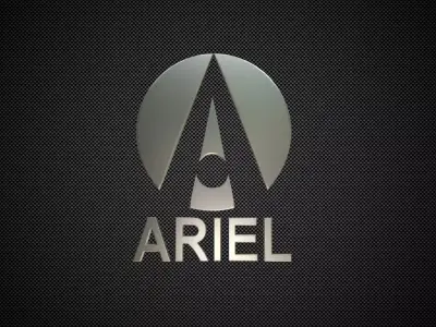 ariel logo 3D model