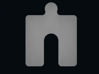 Size A Slotted Shims Free 3D model