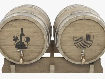 Bar Barrel V1 3D model