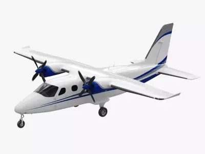 Tecnam P2012 Traveller 3D model