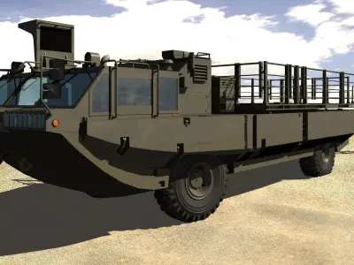 JGSDF Type94 Beach Minelayer Vehicle 3D model