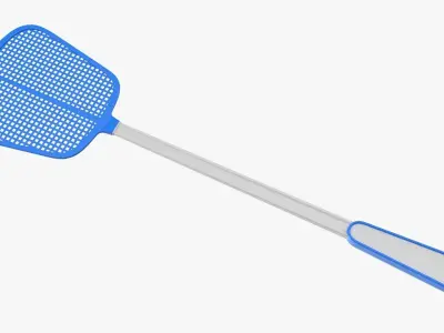 Fly Swatter Low-poly 3D model