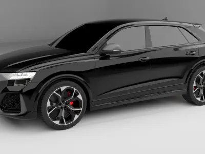 Audi RS Q8 2020 Free 3D model