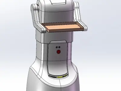 Server robot 3D model