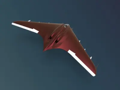 Horten Ho 229 jet 3D model