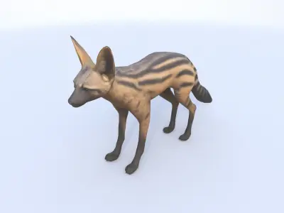 Aardwolf 3D model