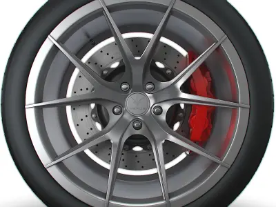Verde Axis v99 wheel 3D model