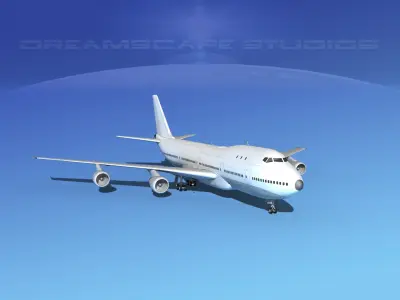 Boeing 747-100 Unmarked 3D model