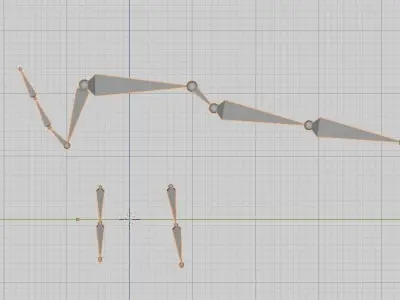 Low Polly Boar with simple rig Free 3D model