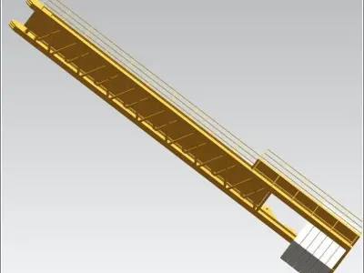 TOWER CRANE -Counter weight segment- Free 3D model