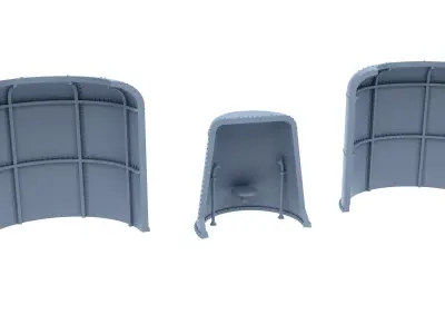 Anti blast covers 3D print model